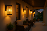 LED Solar Powered Fence Wall Lights